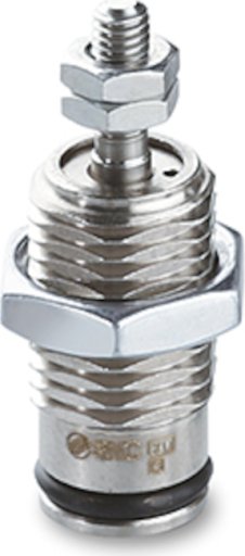 CJP-Z, Silownik iglowy jednostronnego dzialania, ze sprezyna cofajaca tloczysko